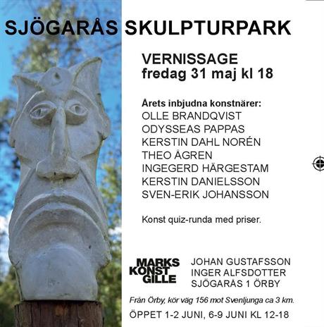 Utställning Sjögarås Skulpturpark