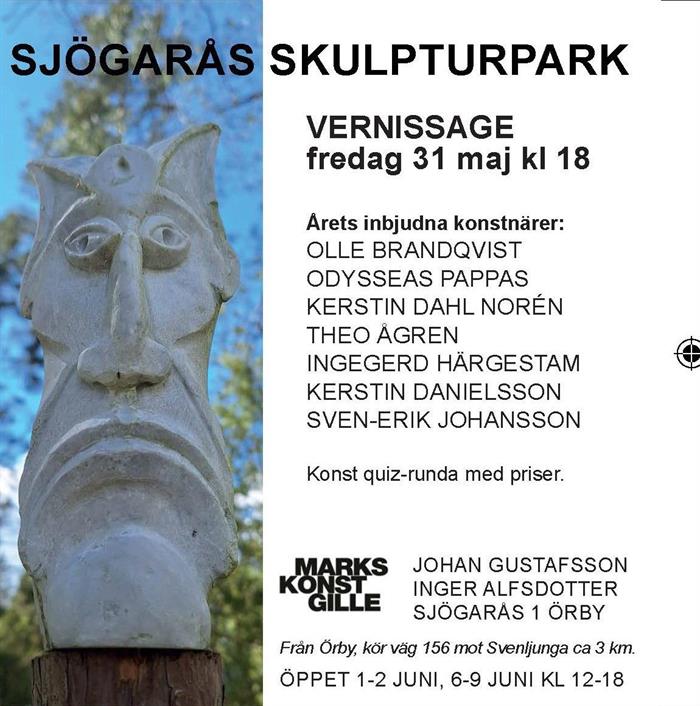 Utställning Sjögarås Skulpturpark