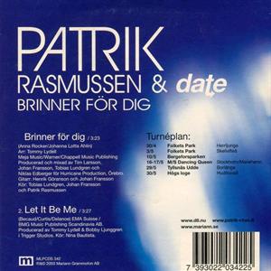 Rasmussen Patrik / Date - Brinner För Dig