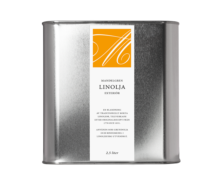 Linolja Exteriör; 2,5 liter