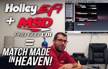 Using The MSD Pro 600 CDI With Holley EFI