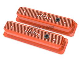 SBC VALVE COVERS CENTER-BOLT FINNED NON-