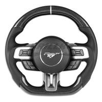 STEERING WHEEL - CARBON FIBER HTD - 15-17 MUSTANG