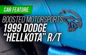 MoParty 2021: Boosted Motorsports’ “Hellkota” Dakota R/T - www.holleyefi.se