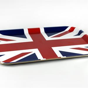 Bricka 27x20 cm, Storbritanniens flagga