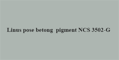 Linus pigment til 1l  betong NCS 3502-G