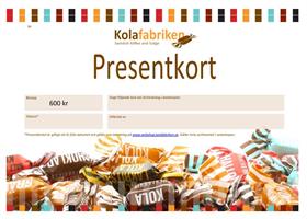 Presentkort KF webshop 600 kr