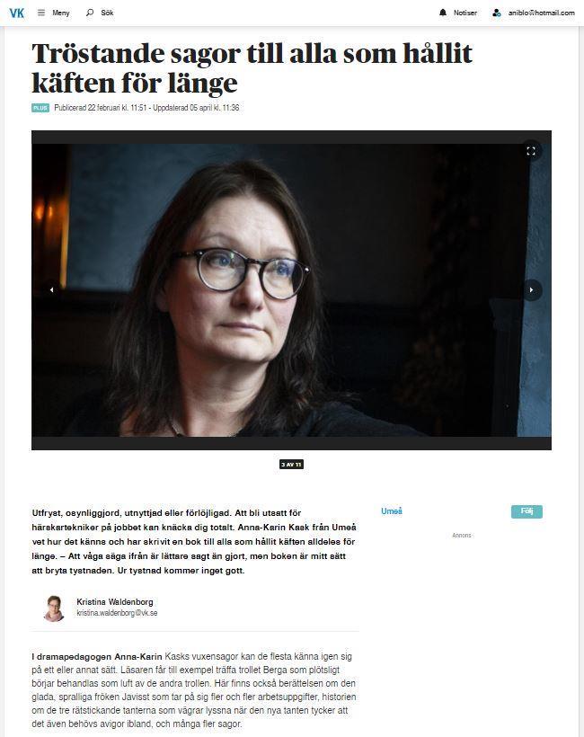 Anna-Karin i media