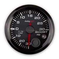 2-1/16 VACUUM/BOOST GAUGE, 30INHG-30PSI,