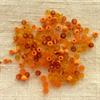 Orange blandade pärlor 4mm