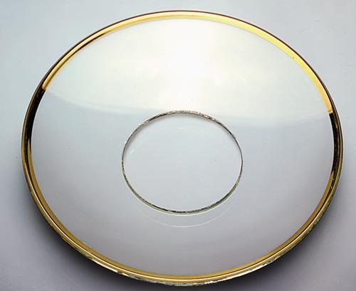 Glassmansjett med gullkant, medium 7cm