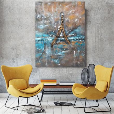Stora och moderna tavlor /Eiffel abstrakt