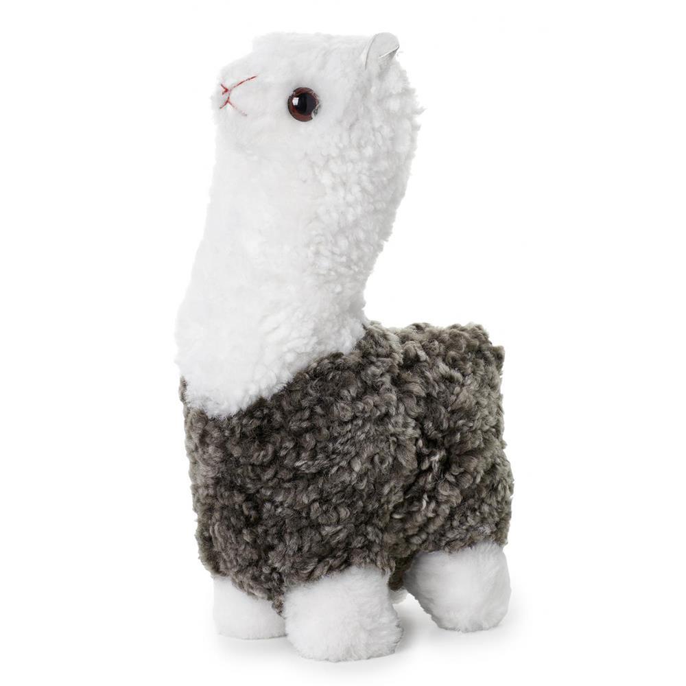 Curly Alpaca - Sahara/White