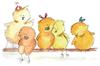 Fem små kycklingar - lösnot