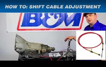 How to Adjust a B&M Automatic Shifter Cable - www.holleyefi.se