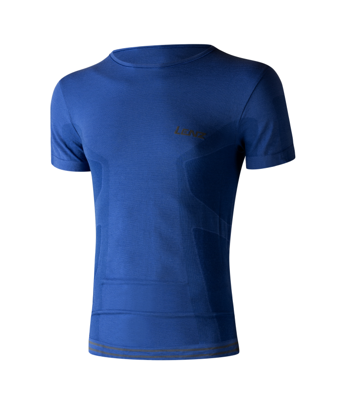 Lenz T-shirt merino 6.0 round neck Men, S