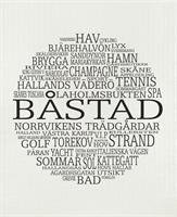 Disktrasa, Båstad, vit/svart text