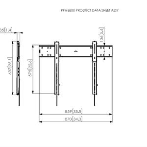 Vogel's Pro PFW 6800 Display Wall Mount Fixed