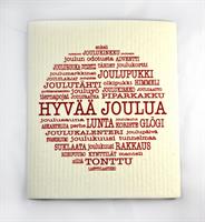 Disktrasa, Hyvää Joulua, vit/röd text