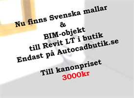 Svenska Mallar & Bim-objekt för Revit LT