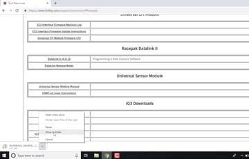 How to download Datalink II software from Holley.com - www.holleyefi.se