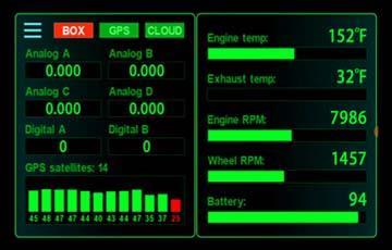 Racepak D3 Pit Dash, Race Dash, Lap Time Screen and Log In Information - www.holleyefi.se