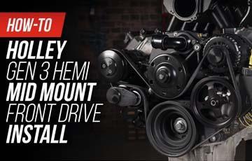 How to Install Holley’s New Gen III Hemi Mid-Mount Accessory Drive Kit - www.holleyefi.se