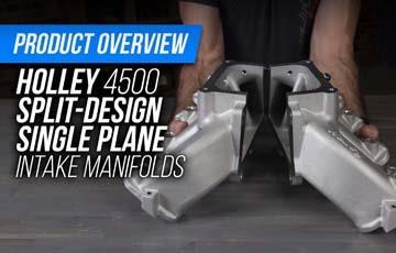 Holley’s Single Plane 4500 Split-Design Race Intake Manifold for LS Engines - www.holleyefi.se