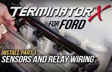 Terminator X EFI Ford Part 1: Installing Sensors And Relay Wiring - www.holleyefi.se