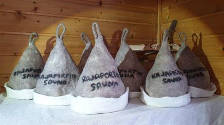 Saunahattu Sauna Rajaportin sauna