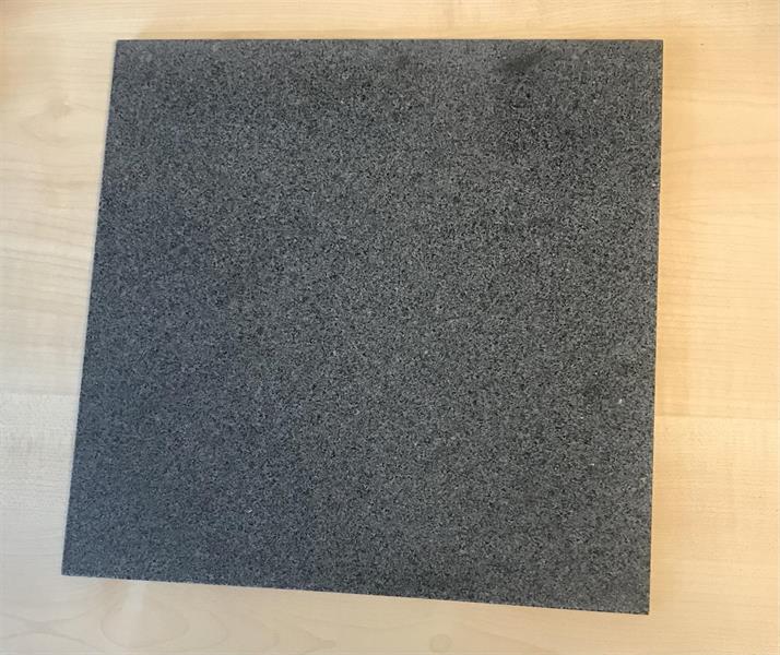 Platta Granit 30x30x1cm polerad svart