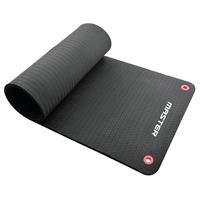 Fitnessmatta Pro 140x60x1,8 cm svart med öljetter