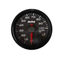 2-1/16 HOLLEY FUEL PRES GAUGE-BLK