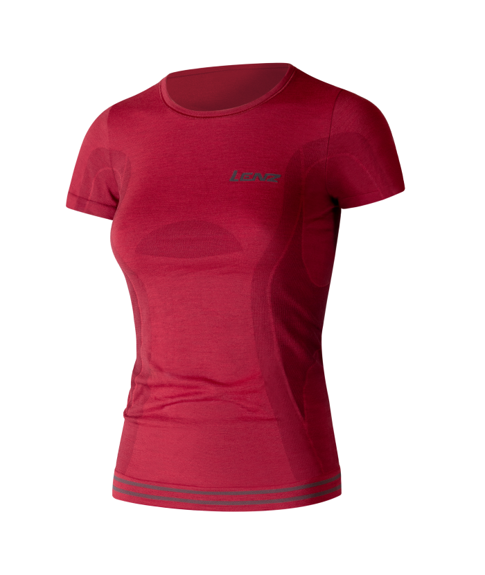 Lenz T-shirt merino 6.0 round neck Women, XS