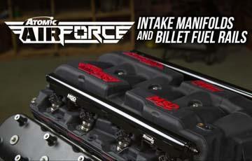 Billet High-Flow Fuel Rails Now Available For MSD Atomic Airforce LS And LT Intake Manifolds