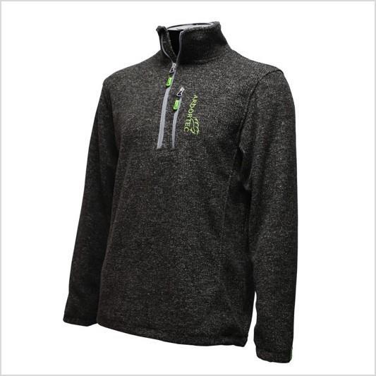 Arbortec Wolf Half Zip Knitted Fleece Grey