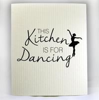 Disktrasa, Kitchen dancing, vit/svart text