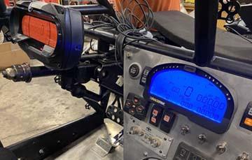 Installing Racepak's IC3 Data logger Dash On Alex Baker's Can-Am Maverick X3 Baja Racer