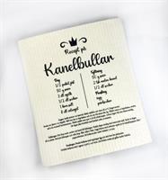 Disktrasa, Kanelbullar, vit/svart text