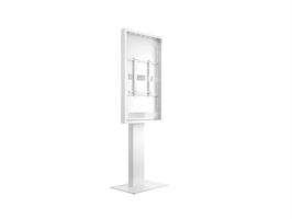 M Pro Series - Kiosk 55" Enclosure White