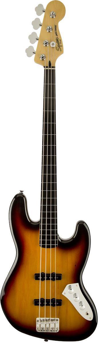 Squier jazz bass on sale fretless vintage modified