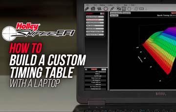 How To Build A Custom Timing Table - Sniper EFI - ww.holleyefi.se