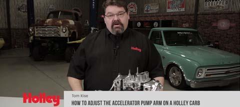 Accelerator pump tuning for Holley carburetors
