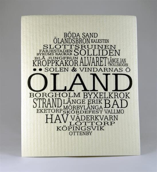 Disktrasa, Öland, vit/svart text