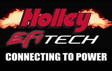 Holley - EFI Tech: Connecting to Battery - www.holleyefi.se
