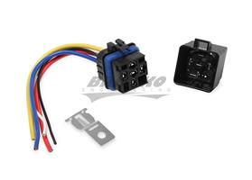 MSD SPST Relay w/Socket Harness