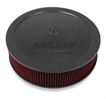 4150 DROP-BASE AIR CLEANER BLK W/ GAUZE 