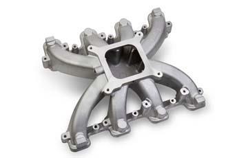 Holley LS Single Plane Mid-Rise Intake Manifold - www.holleyefi.se