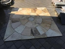 Sandsten mint cirkel d=2m
