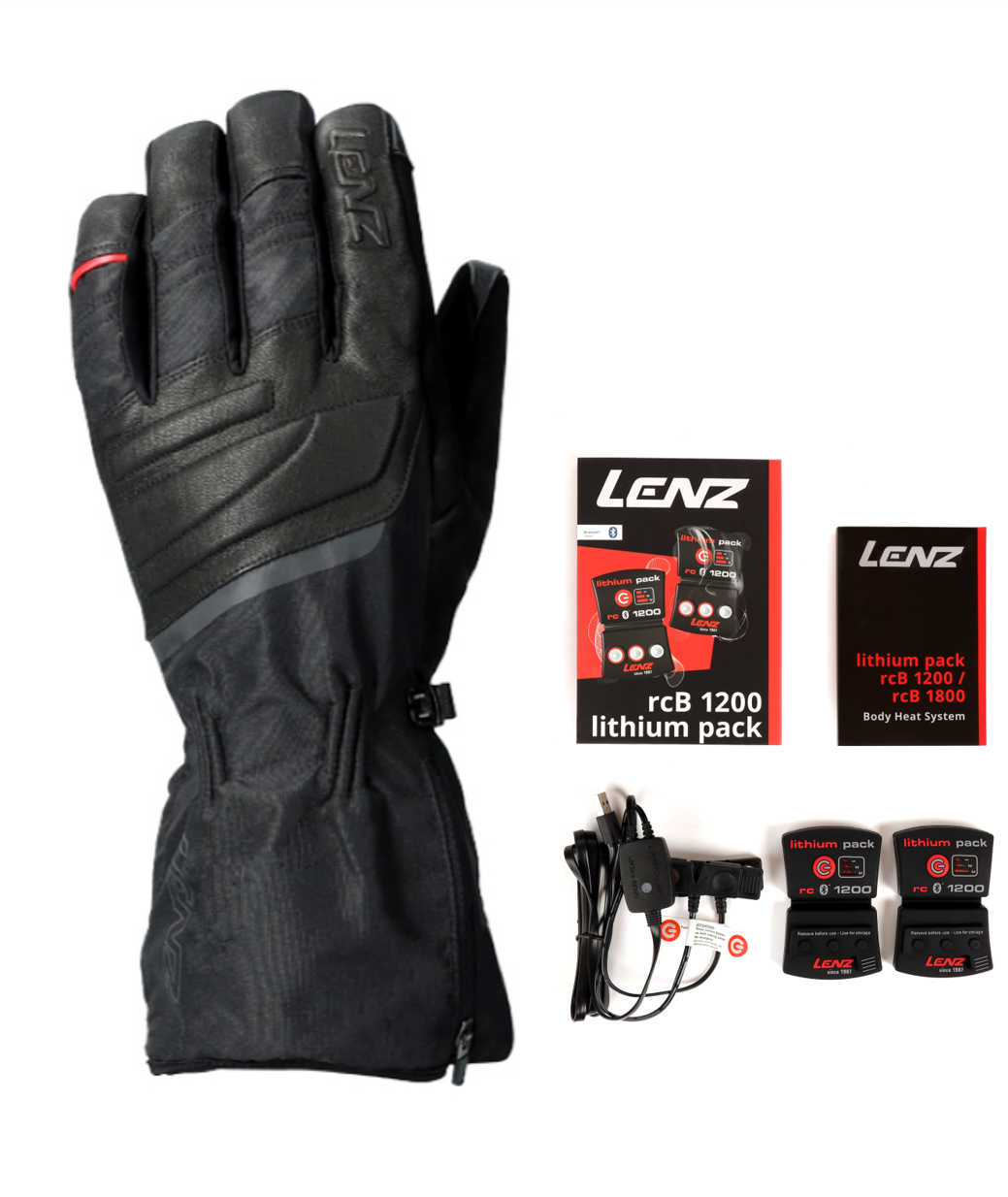 Lenz Heat glove 6.0 fc urban line + rcB 1200, L